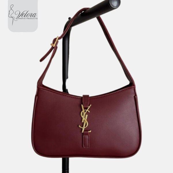 Stylish black-colored |YSL handbag - Image 4