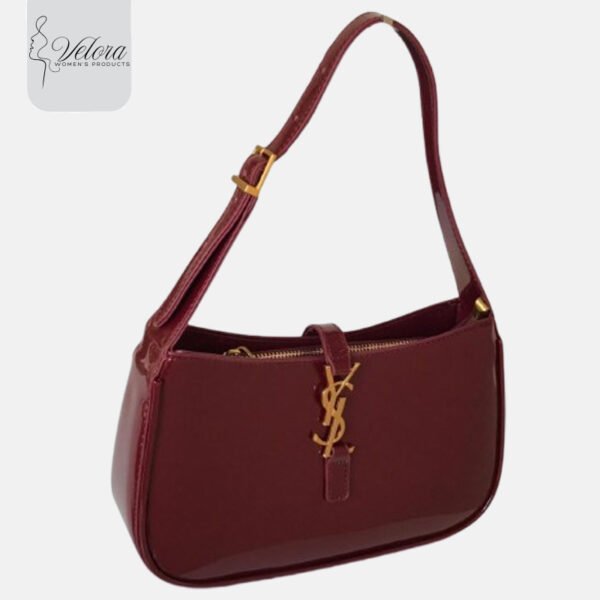 Stylish black-colored |YSL handbag - Image 5