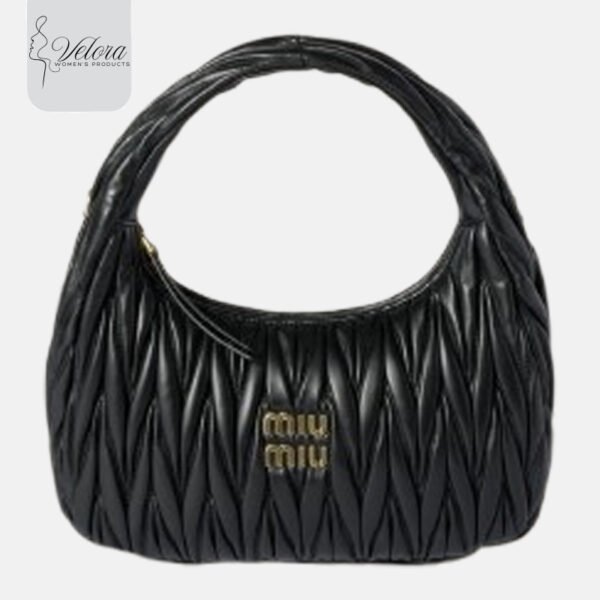 stylish MIU | Black-colored handbag