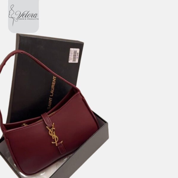 Stylish black-colored |YSL handbag - Image 3
