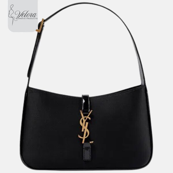 Stylish black-colored |YSL handbag