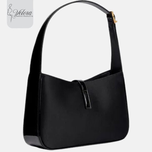 Stylish black-colored |YSL handbag - Image 2