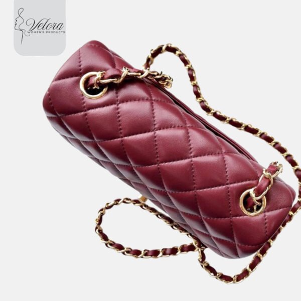 Channel | Burgandy Handbag - Image 3