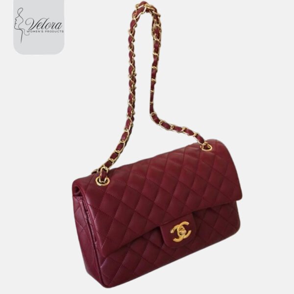 Channel | Burgandy Handbag - Image 2